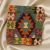 Coussin décoratif Kilim 45x45, housse de coussin tissé à la main