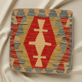   Coussin décoratif Kilim 45x45, housse de coussin tissé à la main