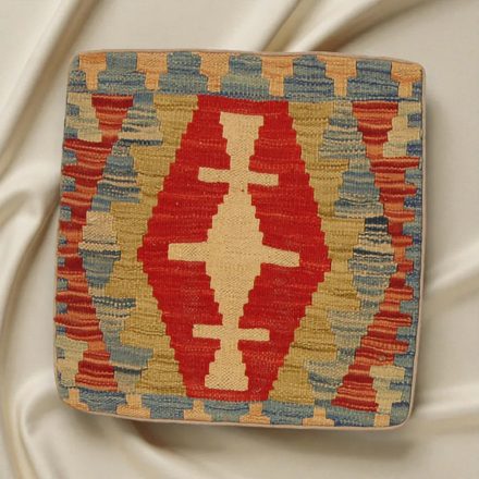 Coussin décoratif Kilim 45x45, housse de coussin tissé à la main