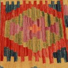 Coussin décoratif Kilim 45x45, housse de coussin tissé à la main
