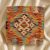 Coussin décoratif Kilim 45x45, housse de coussin tissé à la main
