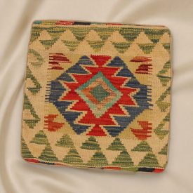   Coussin décoratif Kilim 45x45, housse de coussin tissé à la main