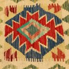Coussin décoratif Kilim 45x45, housse de coussin tissé à la main