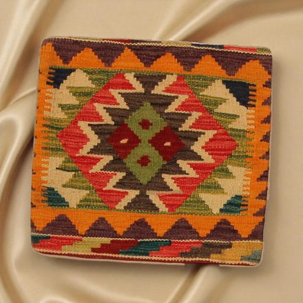 Coussin décoratif Kilim 45x45, housse de coussin tissé à la main