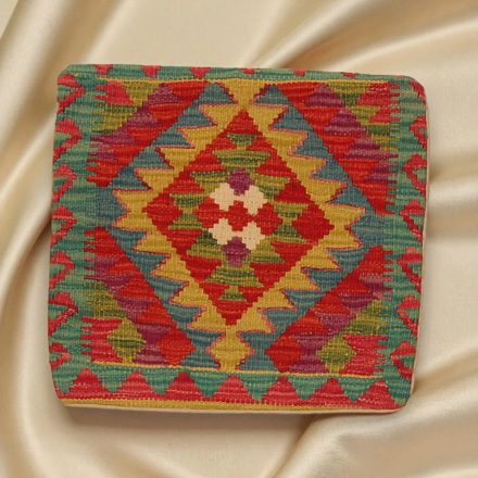 Coussin décoratif Kilim 45x45, housse de coussin tissé à la main