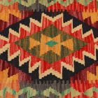 Coussin décoratif Kilim 45x45, housse de coussin tissé à la main