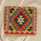 Coussin décoratif Kilim 45x45, housse de coussin tissé à la main
