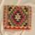 Coussin décoratif Kilim 45x45, housse de coussin tissé à la main