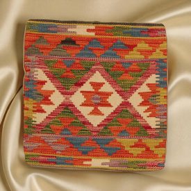   Housse de coussin Kilim tissé à la main 45x45 coussin décoratif afghan