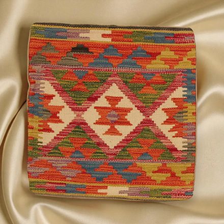 Housse de coussin Kilim tissé à la main 45x45 coussin décoratif afghan