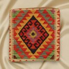 Housse de coussin Kilim tissé à la main 45x45 coussin décoratif afghan