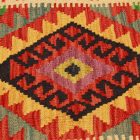 Housse de coussin Kilim tissé à la main 45x45 coussin décoratif afghan