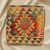 Housse de coussin Kilim tissé à la main 45x45 coussin décoratif afghan