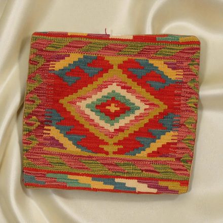 Housse de coussin Kilim tissé à la main 45x45 coussin décoratif afghan