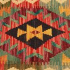 Housse de coussin Kilim tissé à la main 45x45 coussin décoratif afghan