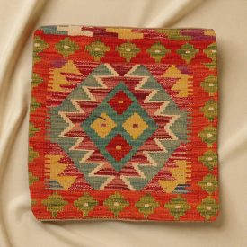   Housse de coussin Kilim tissé à la main 45x45 coussin décoratif afghan