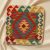 Housse de coussin Kilim tissé à la main 45x45 coussin décoratif afghan