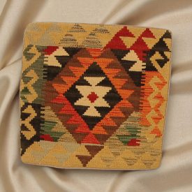   Housse de coussin Kilim tissé à la main 45x45 coussin décoratif afghan
