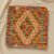 Housse de coussin Kilim tissé à la main 45x45 coussin décoratif afghan