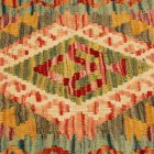 Housse de coussin Kilim tissé à la main 45x45 coussin décoratif afghan