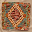 Kilim taie d'oreiller 45x45 coussin décoratif tissé à la main