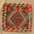 Kilim taie d'oreiller 45x45 coussin décoratif tissé à la main