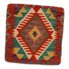 Kilim taie d'oreiller 45x45 coussin décoratif tissé à la main