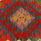 Kilim taie d'oreiller 45x45 coussin décoratif tissé à la main