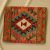 Kilim taie d'oreiller 45x45 coussin décoratif tissé à la main