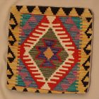 Kilim taie d'oreiller 45x45 coussin décoratif tissé à la main