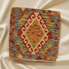 Kilim taie d'oreiller 45x45 coussin décoratif tissé à la main