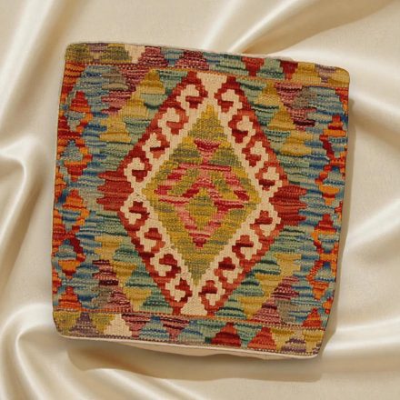 Kilim taie d'oreiller 45x45 coussin décoratif tissé à la main