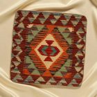 Kilim taie d'oreiller 45x45 coussin décoratif tissé à la main