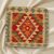 Kilim taie d'oreiller 45x45 coussin décoratif tissé à la main