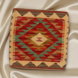   Kilim taie d'oreiller 45x45 coussin décoratif tissé à la main