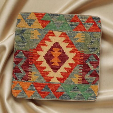 Kilim taie d'oreiller 45x45 coussin décoratif tissé à la main