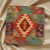 Kilim taie d'oreiller 45x45 coussin décoratif tissé à la main