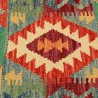 Kilim taie d'oreiller 45x45 coussin décoratif tissé à la main