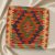Kilim taie d'oreiller 45x45 coussin décoratif tissé à la main