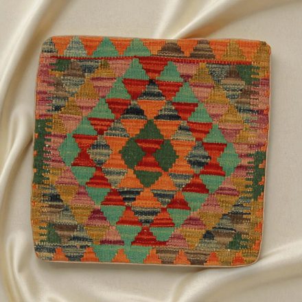 Kilim taie d'oreiller 45x45 coussin décoratif tissé à la main