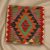 Kilim taie d'oreiller 45x45 coussin décoratif tissé à la main