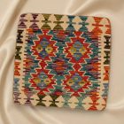 Housse de coussin tissé à la main 45x45 Coussin décoratif Kilim
