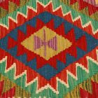 Coussin oriental Kilim 40x40 Taie d'oreiller tissé à la main