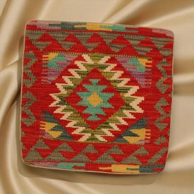 Coussin Kilim 45x45 housse de coussin tissé à la main