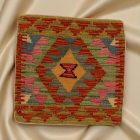Coussin Kilim 45x45 housse de coussin tissé à la main