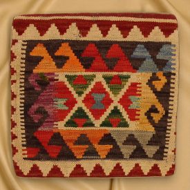 Coussin Kilim 45x45 housse de coussin tissé à la main
