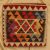 Coussin Kilim 45x45 housse de coussin tissé à la main