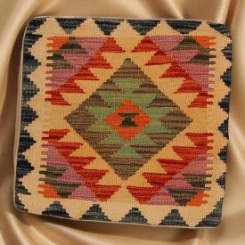 Coussin Kilim 45x45 housse de coussin tissé à la main