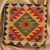 Coussin Kilim 45x45 housse de coussin tissé à la main