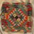 Coussin Kilim 45x45 housse de coussin tissé à la main